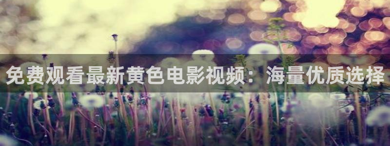 么么哒视频：免费观看最新黄色电影视频：海量优质选择